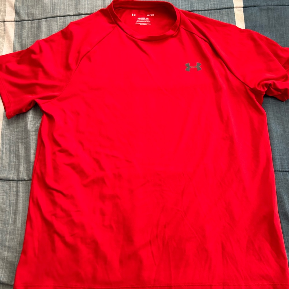 Under Armour Tech Tee, Men’s Large Red